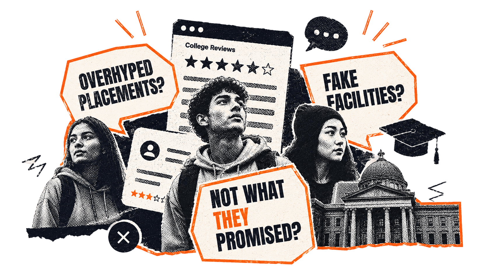 Students calling out overhyped placements, fake facilities, and broken promises